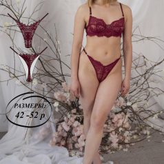 готовая выкройка женских трусов стринги из кружева